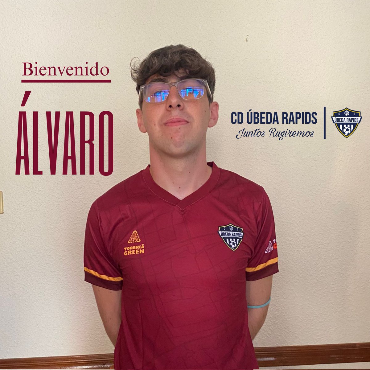 ✍🏻🇱🇻| ÁLVARO FICHADO

Álvaro ficha por el club y defenderá los colores de los leones granates.

Nuevo jugador español originario de Baeza y que juega en el mediocentro.

Bienvenido a tu casa! 🦁🇱🇻

#𝑱𝒖𝒏𝒕𝒐𝒔𝑹𝒖𝒈𝒊𝒓𝒆𝒎𝒐𝒔 | #Úbeda