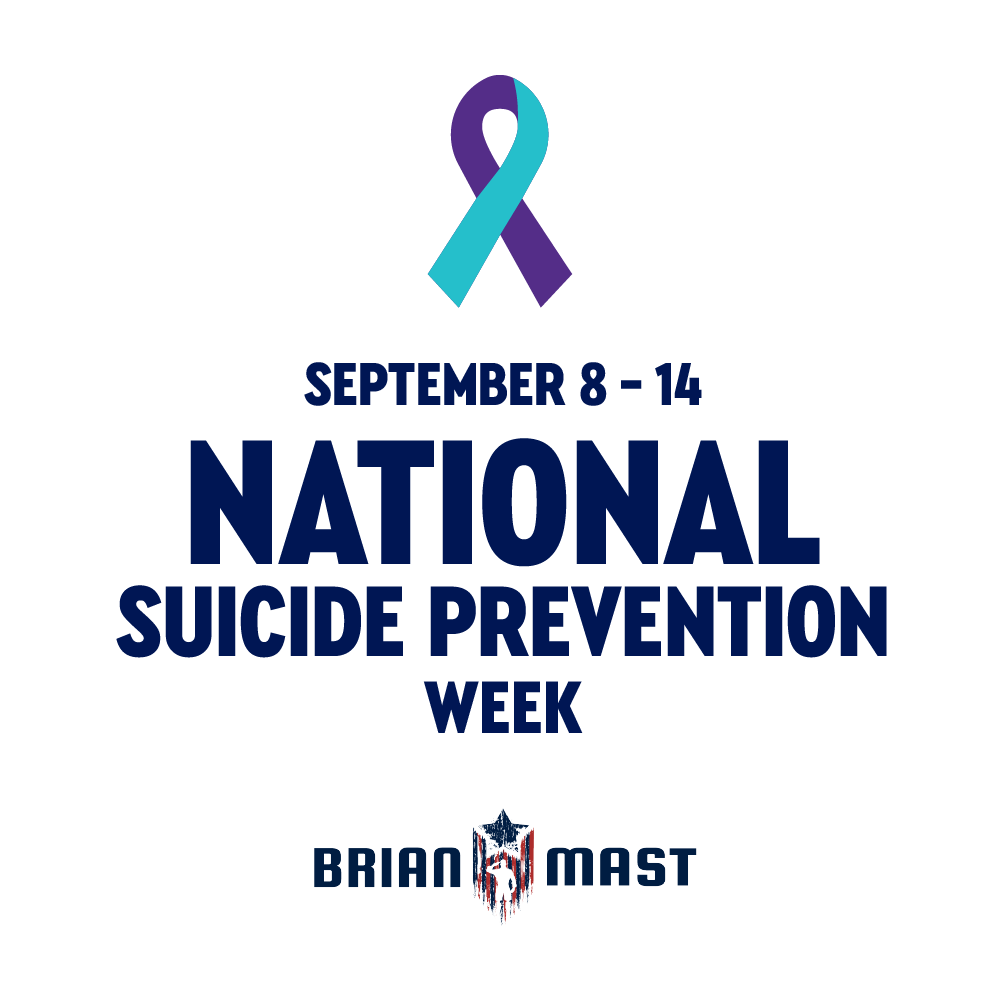 BrianMastFL's tweet photo. This week is National Suicide Prevention Week. Sadly, 22 veterans commit suicide daily in the United States. Please join me in working to raise awareness and stop this horrible trend! https://t.co/1EQCYP1UMv