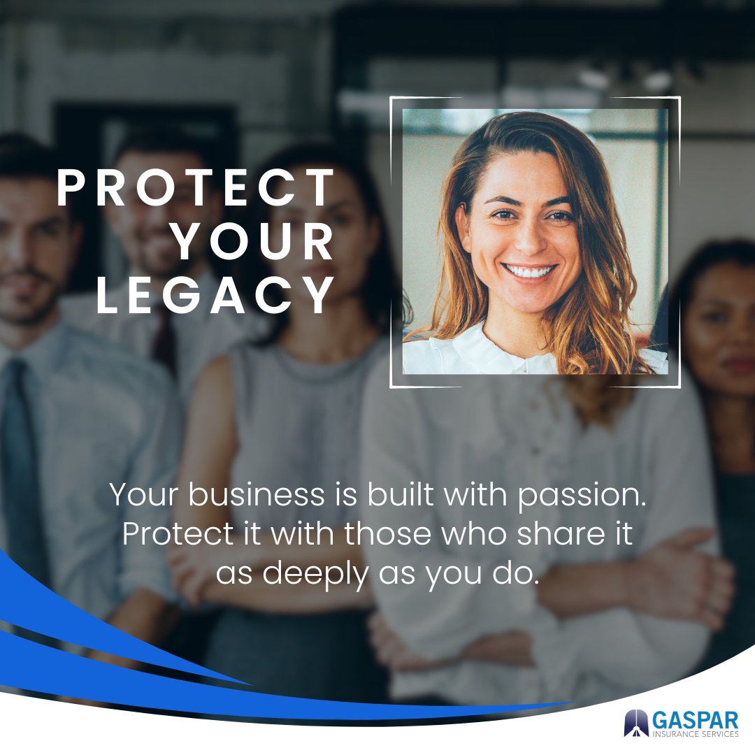 GasparInsurance's tweet image. Your business is more than just a venture—it's a legacy built on hard work and passion. We understand the dedication it takes, and we're here to protect what you've created. #BusinessInsurance #LegacyProtection #GasparInsurance