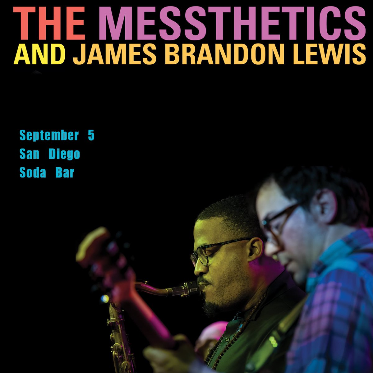 TONIGHT @ Soda Bar – The Messthetics (Brendan Canty &amp; Joe Lally of Fugazi) + James Brandon Lewis (<a href="/JBLEWIS1983/">JAMES BRANDON LEWIS</a>) w/ The Hector Penalosa Gang • Doors 7:30 $22 • 🎟: link.dice.fm/themessthetics…