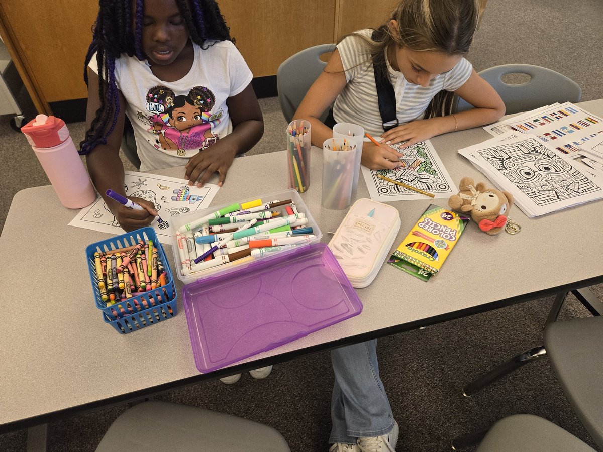 Ramsey Library JCPS (@rmslibraryjcps) on Twitter photo First ever Library Club was held today. I'm excited to see what this group unfolds to but for today we had some coloring, some writing and sharing, some making me Wishlists, and one helpful student fixing our Manga shelf. <a href="/RamseyMS_JCPS/">Ramsey Middle School</a> First ever Library Club was held today. I'm excited to see what this group unfolds to but for today we had some coloring, some writing and sharing, some making me Wishlists, and one helpful student fixing our Manga shelf. <a href="/RamseyMS_JCPS/">Ramsey Middle School</a>