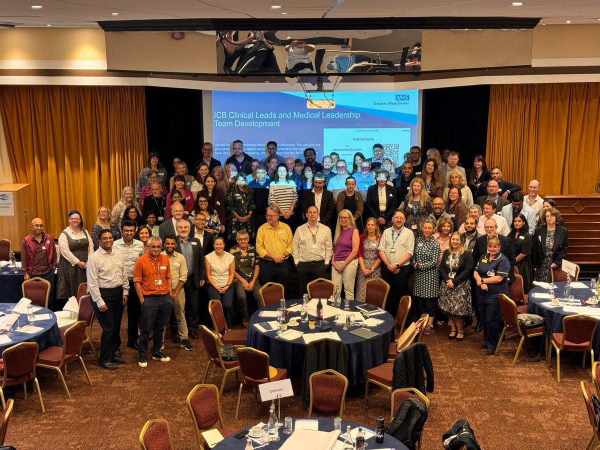 Great afternoon with the #CCPL teams across place, <a href="/GMEC_SCN/">GMEC SCN</a> and Mental Health. Connecting across geography and priorities. Lots to think about embedding leadership and collaborating . Positive afternoon and proud of the commitment and talent we have <a href="/NHS_GM/">NHS Greater Manchester</a>