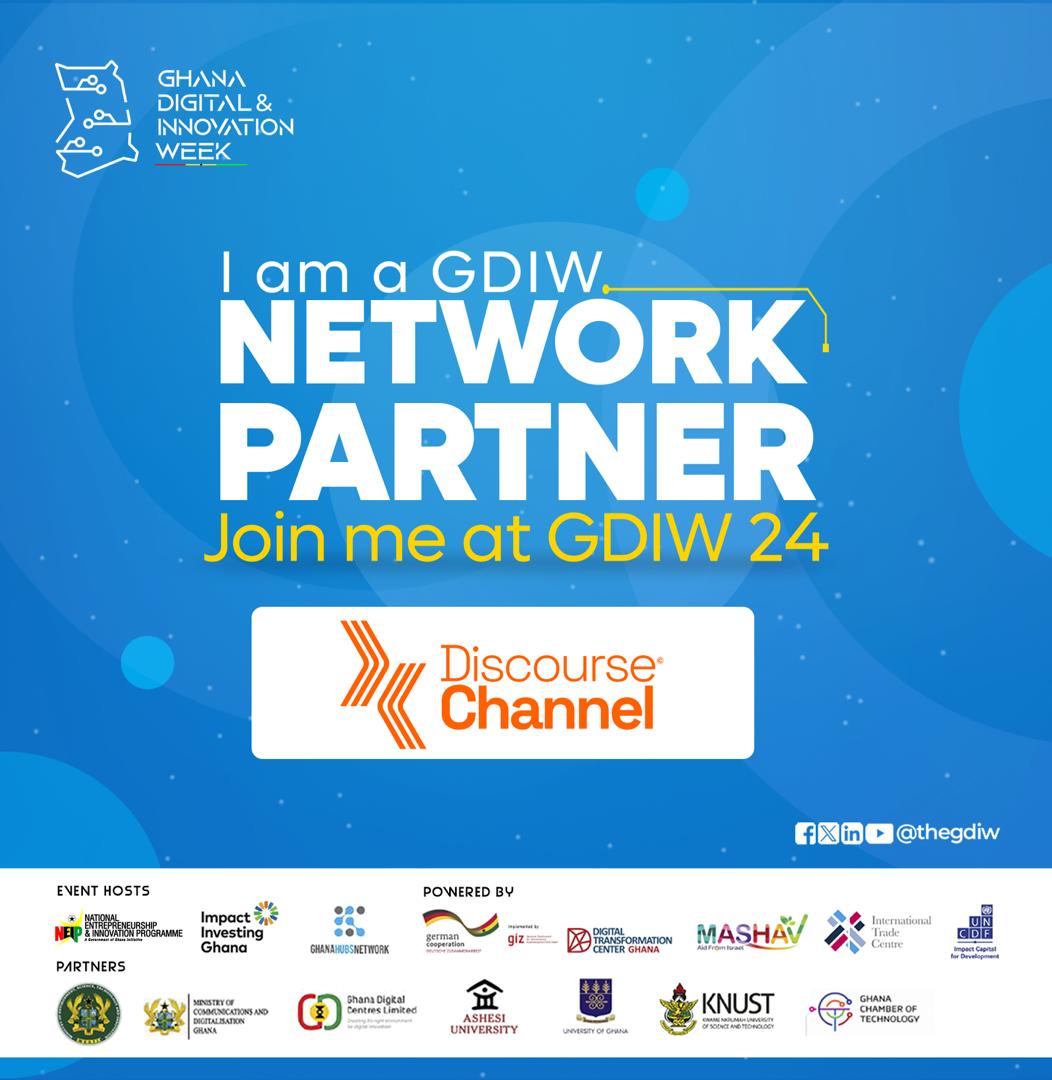Exciting News! 
Africa Discourse Channel is thrilled to announce our partnership with GDIW! 

Stay tuned for exclusive updates and insights as we embark on this incredible journey together. 

Follow for the latest details and join the conversation! 
#GDIW24 #Road2GDIW