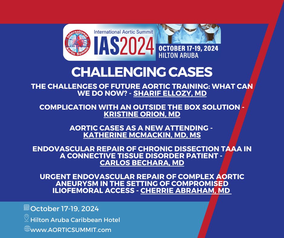 International Aortic Summit (@intaorticsummit) on Twitter photo Challenging Cases - What Would You Do? - mailchi.mp/aorticsummit/2… Register now at aorticsummit.com and discover the outcomes! #AortaEd #aortic #surgery #cases #cme <a href="/VascSurgMD/">Joseph V. Lombardi MD MBA</a> <a href="/farkomd/">frank arko</a> <a href="/SharifEllozy/">Sharif Ellozy</a> <a href="/KatMcMack/">Katherine McMackin</a> <a href="/VascularMD/">Darren Schneider, MD</a> <a href="/NimeshDesaiMD/">Nimesh Desai MD PhD</a> <a href="/DrAliAzizzadeh/">Ali Azizzadeh</a> Challenging Cases - What Would You Do? - mailchi.mp/aorticsummit/2… Register now at aorticsummit.com and discover the outcomes! #AortaEd #aortic #surgery #cases #cme <a href="/VascSurgMD/">Joseph V. Lombardi MD MBA</a> <a href="/farkomd/">frank arko</a> <a href="/SharifEllozy/">Sharif Ellozy</a> <a href="/KatMcMack/">Katherine McMackin</a> <a href="/VascularMD/">Darren Schneider, MD</a> <a href="/NimeshDesaiMD/">Nimesh Desai MD PhD</a> <a href="/DrAliAzizzadeh/">Ali Azizzadeh</a>