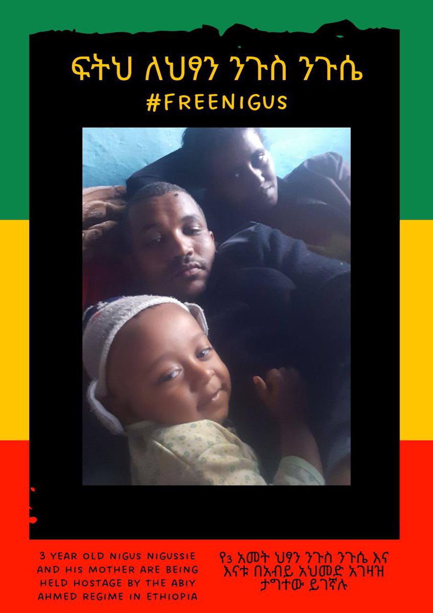 <a href="/AsstSecStateAF/">Bureau of African Affairs</a> 𝐖𝐡𝐞𝐧 𝐰𝐢𝐥𝐥 𝐲𝐨𝐮 𝐜𝐚𝐥𝐥 𝐟𝐨𝐫 𝐭𝐡𝐞 𝐫𝐞𝐥𝐞𝐚𝐬𝐞 𝐨𝐟 𝟑-𝐲𝐞𝐚𝐫-𝐨𝐥𝐝 𝐜𝐡𝐢𝐥𝐝, 𝐍𝐢𝐠𝐮𝐬 𝐍𝐢𝐠𝐮𝐬𝐬𝐢𝐞, 𝐚𝐧𝐝 𝐡𝐢𝐬 𝐦𝐨𝐭𝐡𝐞𝐫 𝐰𝐡𝐨 𝐚𝐫𝐞 𝐡𝐞𝐥𝐝 𝐡𝐨𝐬𝐭𝐚𝐠𝐞 𝐢𝐧 𝐚 𝐦𝐢𝐥𝐢𝐭𝐚𝐫𝐲 𝐜𝐚𝐦𝐩 𝐛𝐲 <a href="/AbiyAhmedAli/">Abiy Ahmed Ali 🇪🇹</a>, 𝐬𝐨𝐥𝐞𝐥𝐲 𝐛𝐞𝐜𝐚𝐮𝐬𝐞