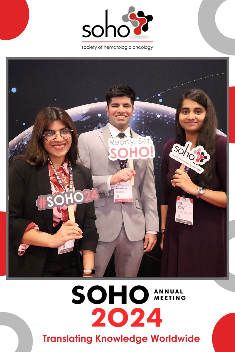 Avi Harisingani, MD (@aviharisingani) on Twitter photo A great time at #SOHO2024 presenting, learning, catching up with old friends and making new ones!
<a href="/SocietyofHemOnc/">Society of Hematologic Oncology (SOHO)</a> <a href="/hemeoncfellow/">H.O.M.E</a> <a href="/Nischistocyte/">Nishant Rajendra Tiwari</a> <a href="/NityaBatra3/">Nitya Batra</a> <a href="/jatwanikaran/">karan jatwani</a> <a href="/MadhanSrini/">Madhan Srinivasan Kumar, MD</a> <a href="/atulya_khosla/">Atulya Aman Khosla</a> <a href="/NrajShah/">Raj Shah</a> <a href="/smodimd/">Shivani Modi MD</a> <a href="/Meddoc77/">Himil Mahadevia, MBBS</a> <a href="/shahpurva888/">Purva Shah</a> <a href="/Torsadepointles/">Indraneel Deshmukh, M.B.B.S</a> A great time at #SOHO2024 presenting, learning, catching up with old friends and making new ones!
<a href="/SocietyofHemOnc/">Society of Hematologic Oncology (SOHO)</a> <a href="/hemeoncfellow/">H.O.M.E</a> <a href="/Nischistocyte/">Nishant Rajendra Tiwari</a> <a href="/NityaBatra3/">Nitya Batra</a> <a href="/jatwanikaran/">karan jatwani</a> <a href="/MadhanSrini/">Madhan Srinivasan Kumar, MD</a> <a href="/atulya_khosla/">Atulya Aman Khosla</a> <a href="/NrajShah/">Raj Shah</a> <a href="/smodimd/">Shivani Modi MD</a> <a href="/Meddoc77/">Himil Mahadevia, MBBS</a> <a href="/shahpurva888/">Purva Shah</a> <a href="/Torsadepointles/">Indraneel Deshmukh, M.B.B.S</a>