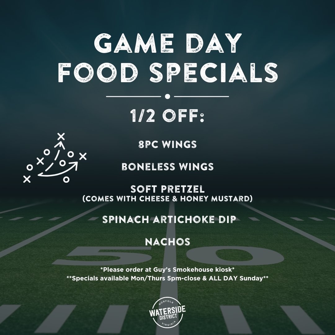 IT'S FINALLY FOOTBALL SEASON!! 🏈  Check out our new specials all season long Monday, Thursday, &amp; Sunday - and catch every game right HERE! 🤩🍻