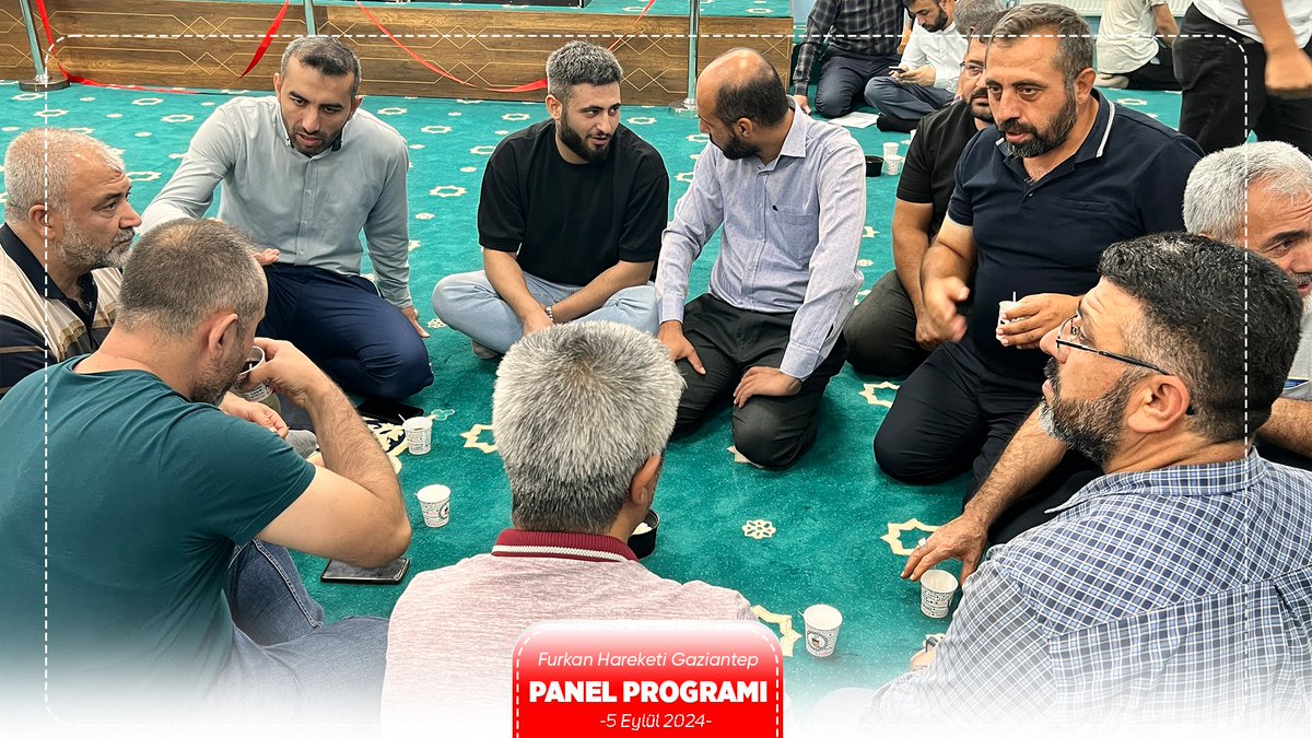 FurkanDerGAntep's tweet photo. Panel programı sonrası misafirlerimizle çay içip hasbihal ettik.
#PanelProgramı
#TefsirDersi https://t.co/83K5XK1gHo
