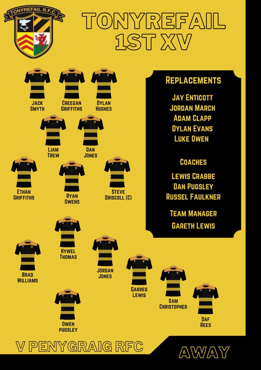🚨SQUAD ANNOUNCEMENT🚨

Here are the boys in Black and Amber who will travel to Penygraig on Saturday in the League opener!

Come along and support the boys! 

🖤🧡