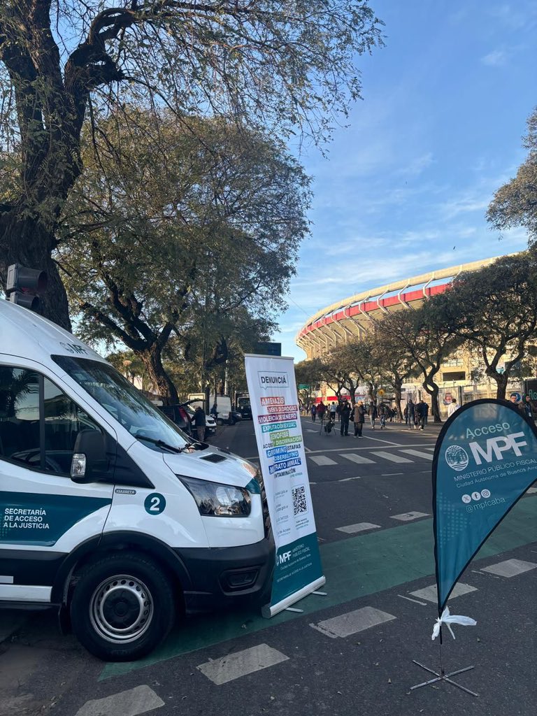 MPFCABA's tweet image. HOY 

Unidad Móvil de Denuncias en:

📍Udaondo y Figueroa Alcorta 
📍Quinteros y Libertador

#EventosMasivos #AccesoALaJusticia