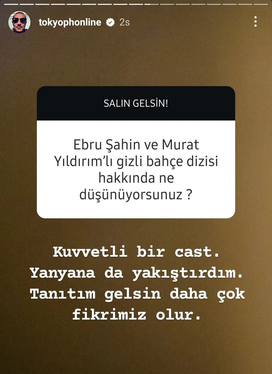 Tanıtım gelse her şey daha netleşecekte ama nerde uyuyun siz hala millet merak ediyor <a href="/nowtvturkiye/">NOW</a> <a href="/tmcfilm/">TMC Film</a> 
#EbruŞahin #GizliBahçe