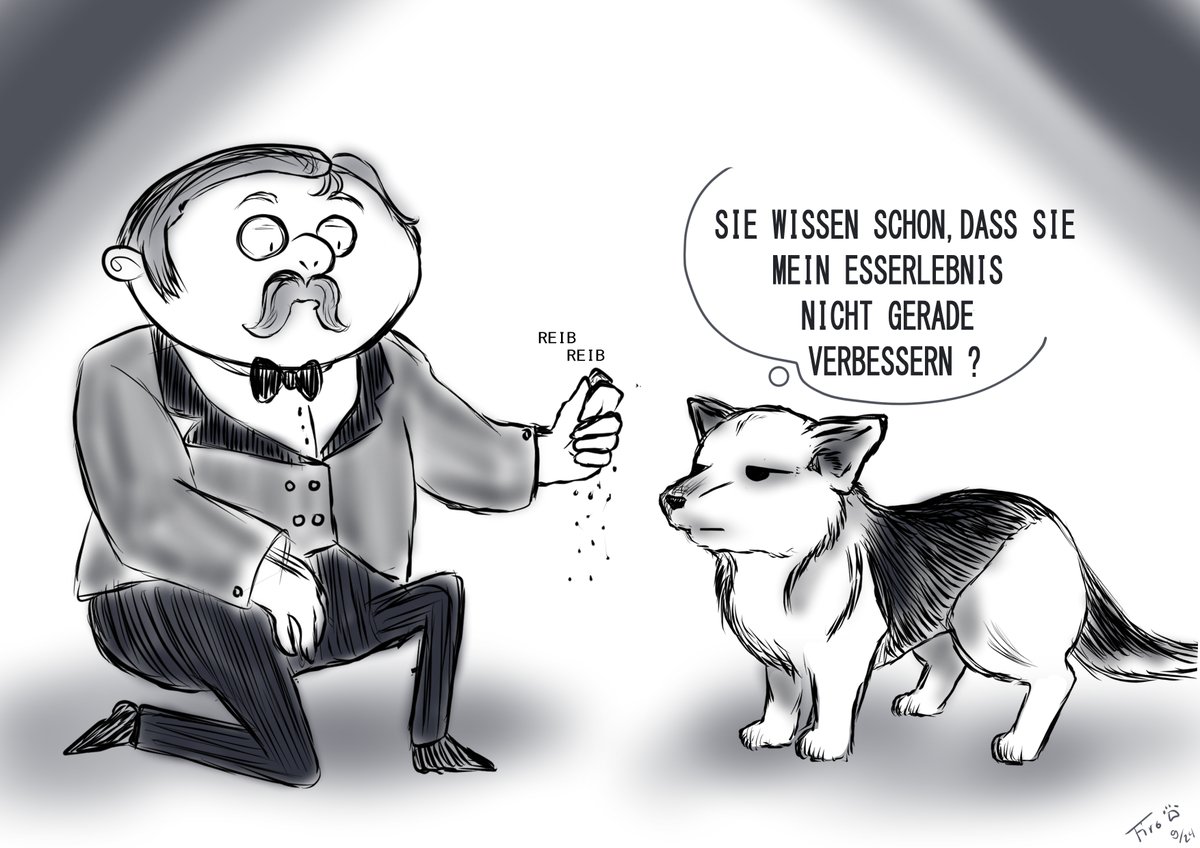 Firo 🖌❤ (COMMISSIONS OPEN) (@firo_arts) on Twitter photo Der Moment war so witzig, dass ich nicht anders konnte als mich direkt dran zu setzen es zu zeichnen. 😆🐶📝
#spitzestifte #fanart
<a href="/TheRocketBeans/">Rocket Beans TV</a> #firoart Der Moment war so witzig, dass ich nicht anders konnte als mich direkt dran zu setzen es zu zeichnen. 😆🐶📝
#spitzestifte #fanart
<a href="/TheRocketBeans/">Rocket Beans TV</a> #firoart