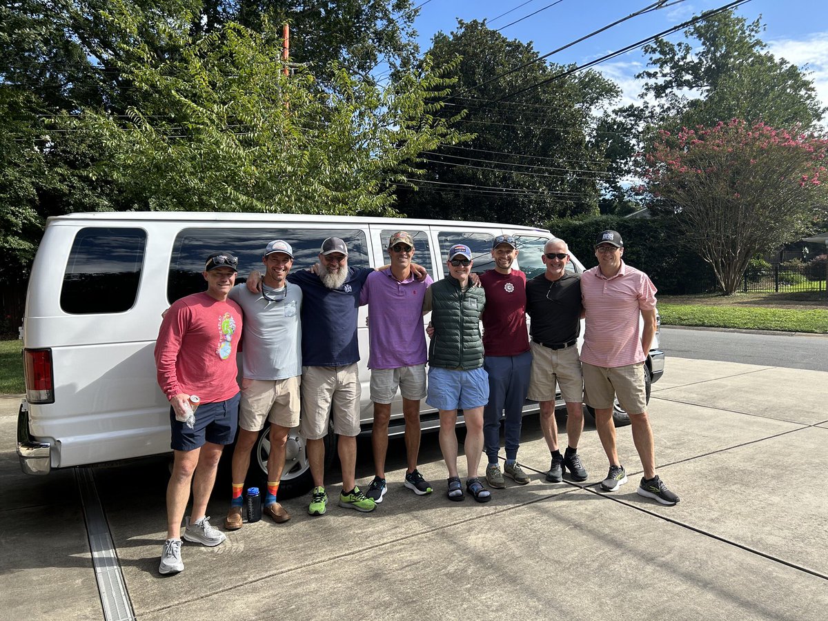 No better day to put 8 blokes in a van for gentle ride around the Virginia / NC hills 
<a href="/F3Metro/">F3 Charlotte Metro</a>