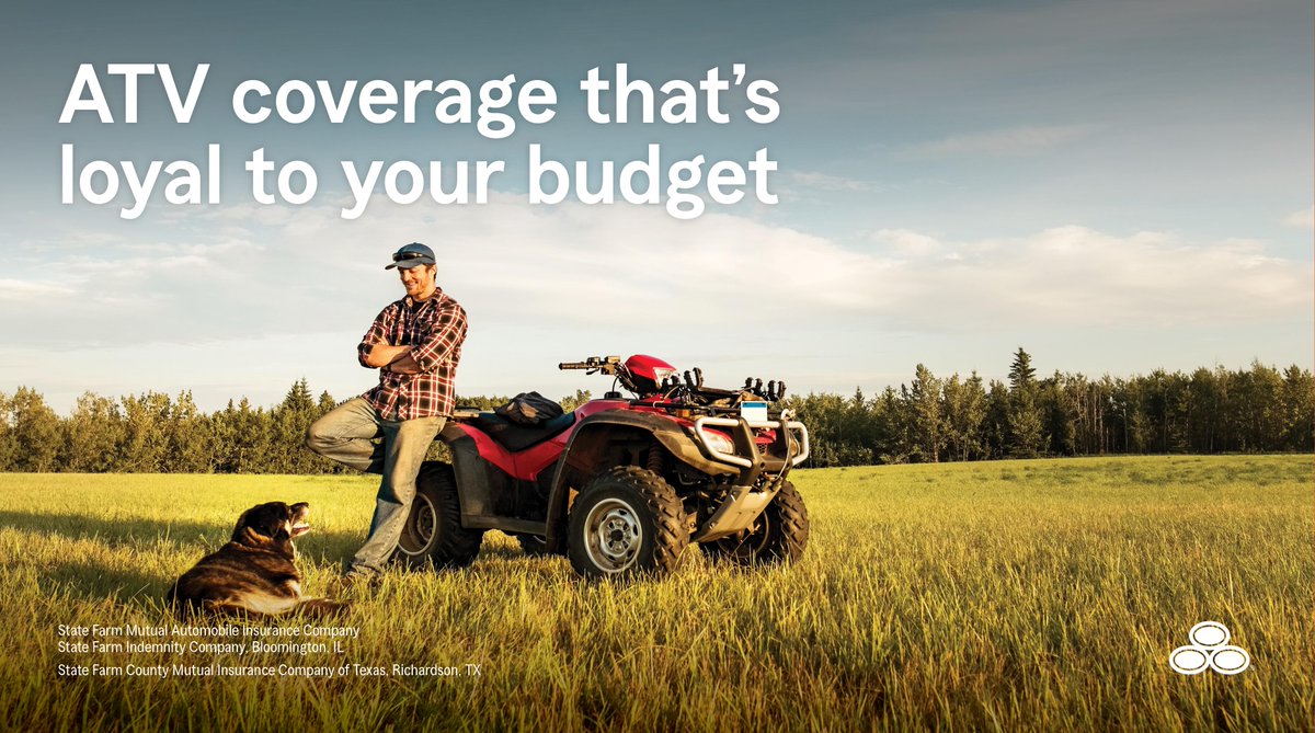DBallewSF's tweet photo. Let’s talk about that ATV and the coverages we can tailor specifically to your needs. Contact me to learn more. #GoodNeighbor https://t.co/DmutuvbDtG