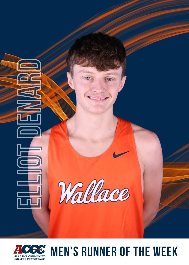 WSCCAthletics's tweet photo. We have two ACCC Runners of the Week! Congratulations ACCC Women's Runner of the Week, Grace Gosline! Grace is a Sophomore from Arab, AL. Congratulations ACCC Men's Runner of the Week, Elliot Denard! Elliot is a Freshman from Springville, AL. #acccrunneroftheweek #runneroftheweek https://t.co/WmRaNH0Moy