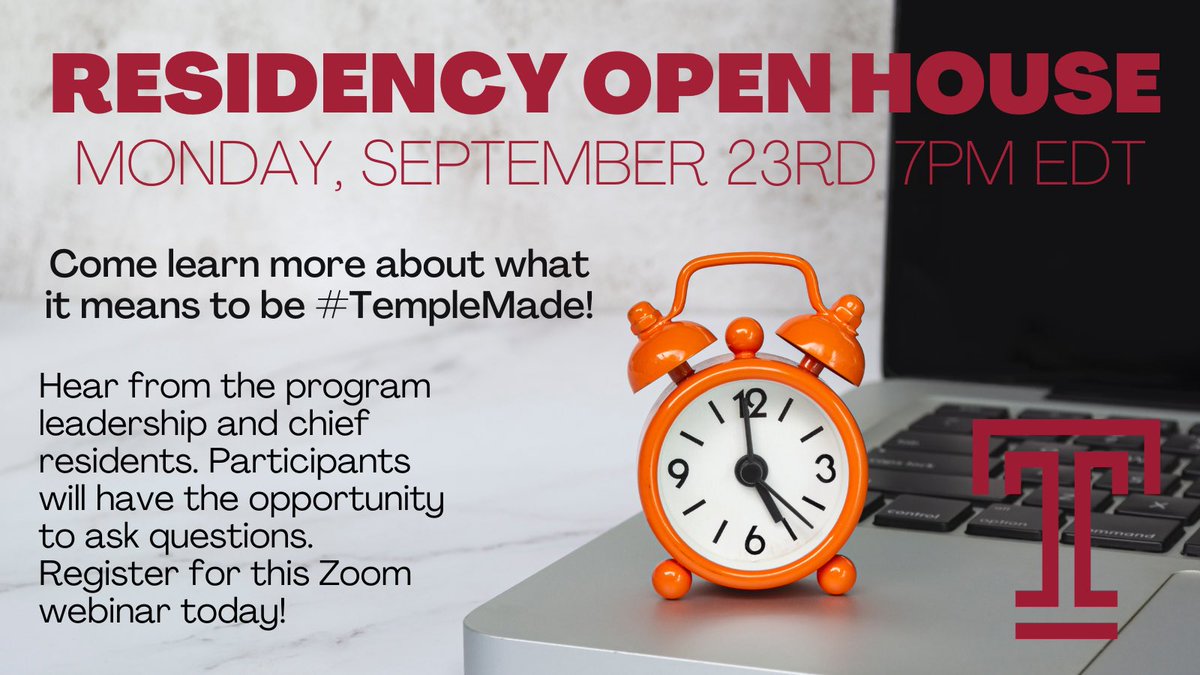 Temple Anesthesiology Residency Program tweet media
