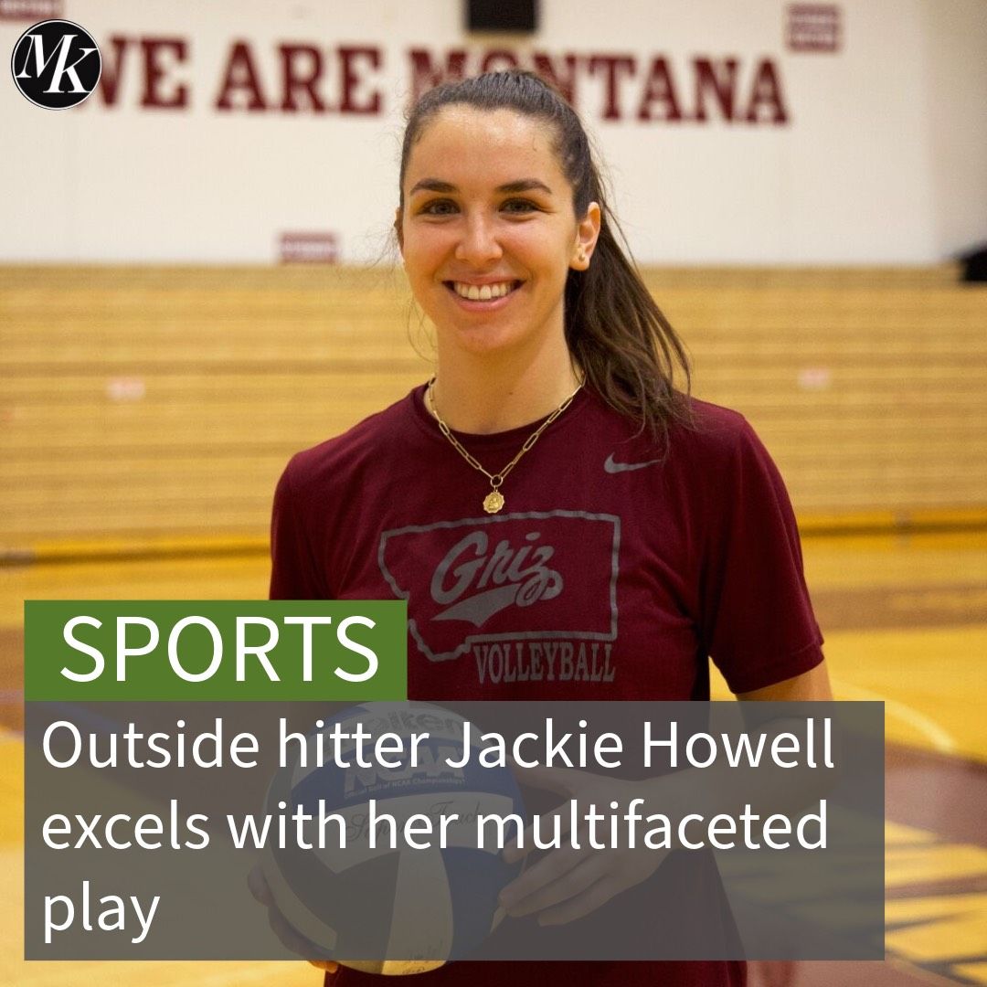 MontanaKaimin's tweet photo. After transferring from Tyler Junior College, Jackie Howell and the freshman class reinvigorate the Griz volleyball program from 2-14 in 2020 to 17-12 in 2022. 

Story by Maxwell Johnson @Maxwell_Johnson_Sports
Photo by Marc Anthony Martinez

#Griz #Grizzlies #GoGriz #Volleyball https://t.co/T1Y7qrk6gH