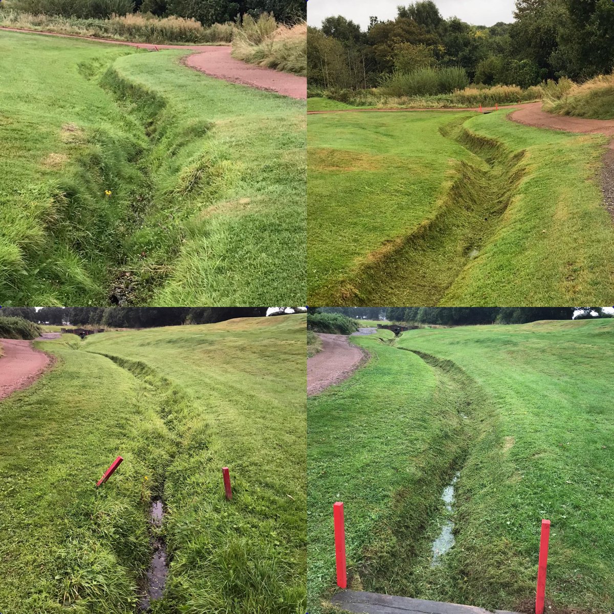 Finally got an application of Aquaduct wetting agent  on this week with a bit of rain about to help bring those struggling dry spots back on the greens  plus all the ditches  been strimmed with new posts put out.  Another productive few days <a href="/PennGolfClub1/">Penn Golf Club</a>