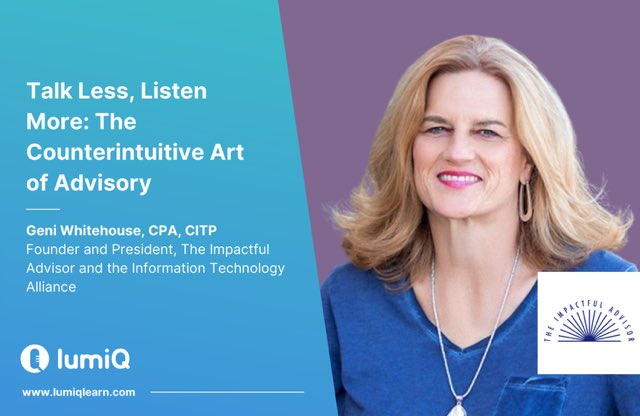 Thank you <a href="/LumiQLearn/">LumiQ</a> for having me! Talk less and listen more, you can start here: app.lumiqlearn.com/episodes/778xA…
