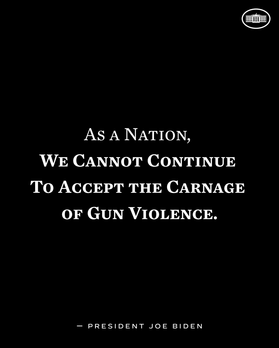 WhiteHouse: Common-sense gun safety measures won’t bring back the innocent children and educators killed in Georgia yesterday.

But they will help save lives and prevent more families and communities from being ripped apart in the future.

We can do this.