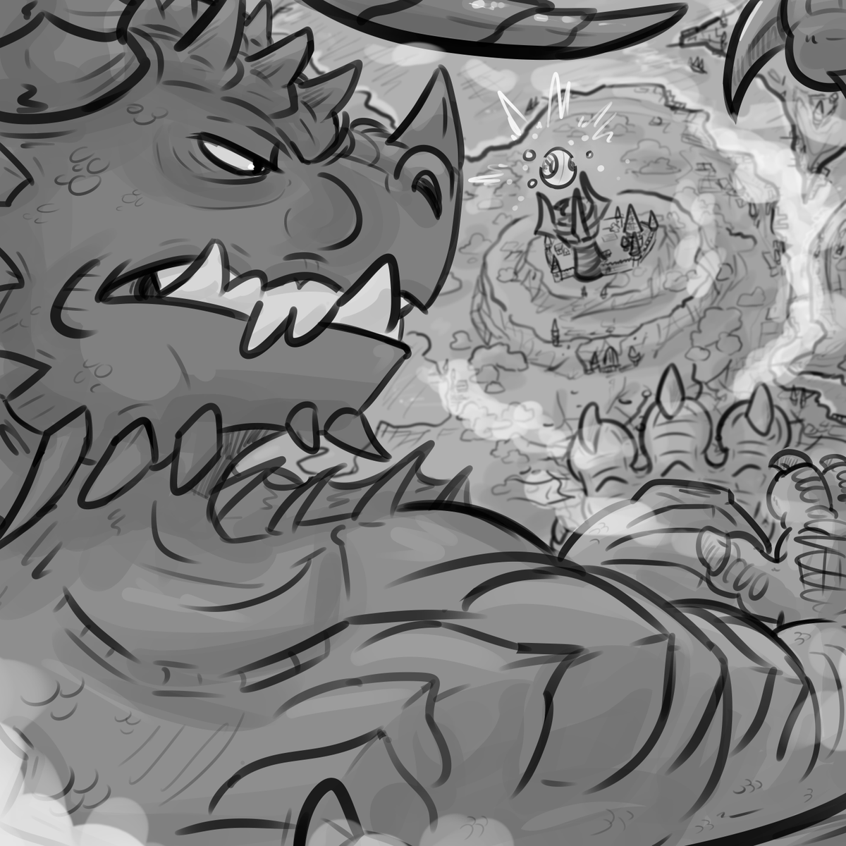 SixSydes's tweet photo. Zelyan may not the most tactful dragon, but 𝘴𝘰𝘮𝘦𝘰𝘯𝘦 needs to keep those tiny creatures from mana-nuking themselves...

(Comm for @Kael_Artherion ) https://t.co/ni4osxzzso