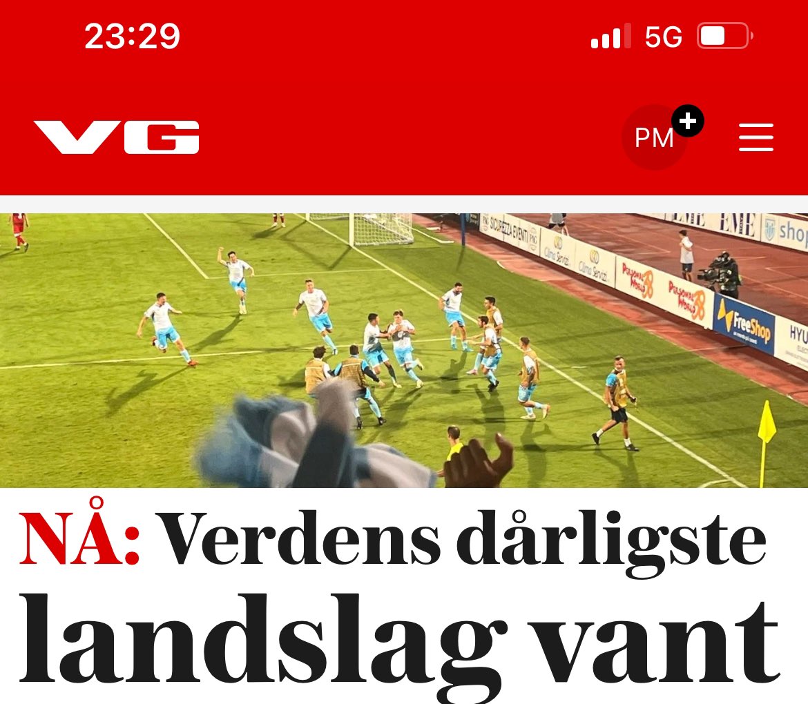 PlMland's tweet photo. Trodde Norge spilte i morgen? https://t.co/VvLmf31IdK