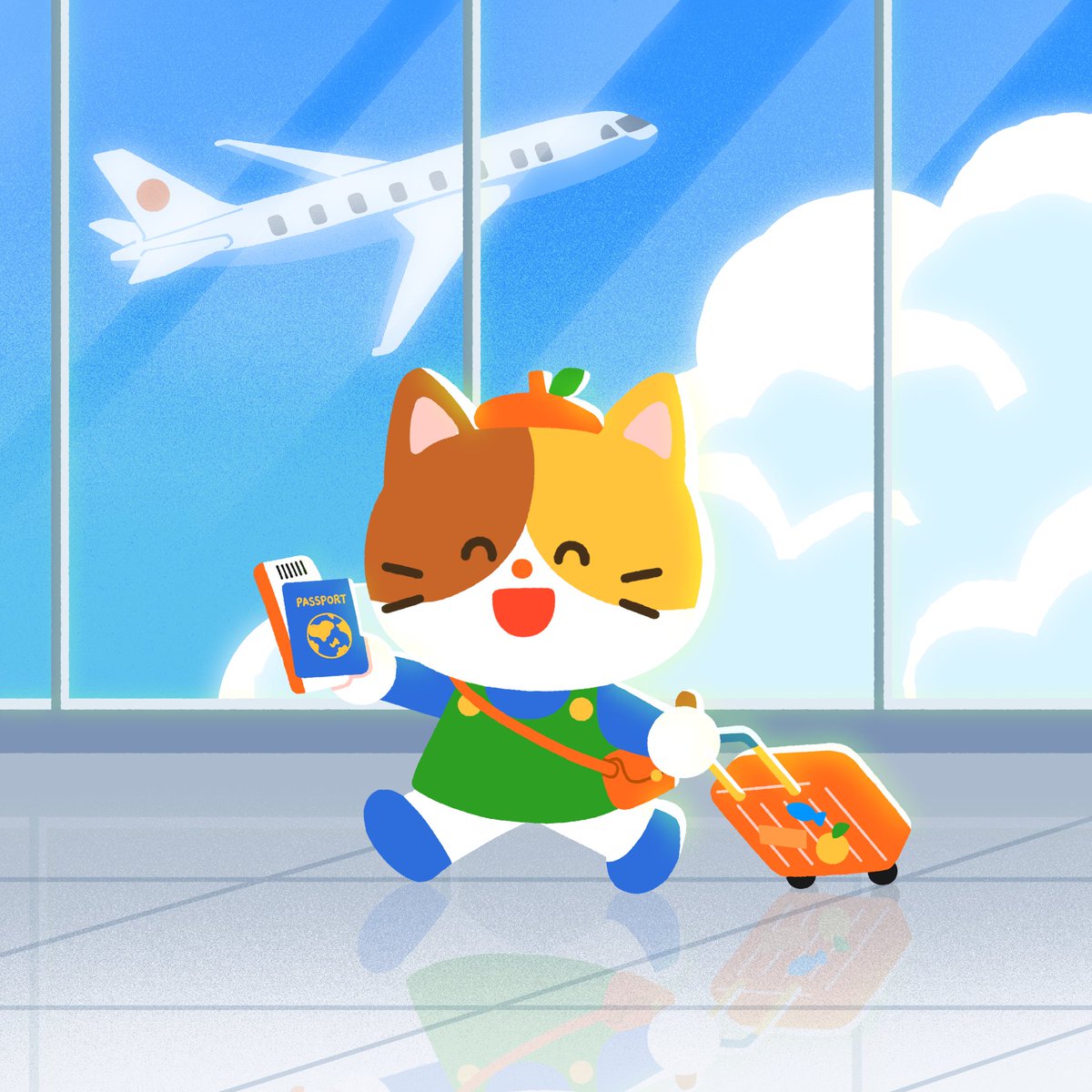 citrus cat is off on an adventure! 🛫🗾🍊

i’m currently in japan doing an artist residency! because of that my tattoo bookings will be closed until november. see you guys again soon! 🥹