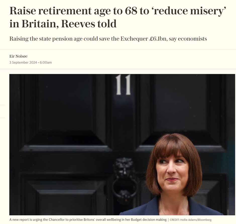 I don't know about you, but having to work until I'm 68 would actually increase my misery quite considerably

"Don't raise taxes on the rich, raise the retirement age for everybody else" say the mouthpieces of the rich