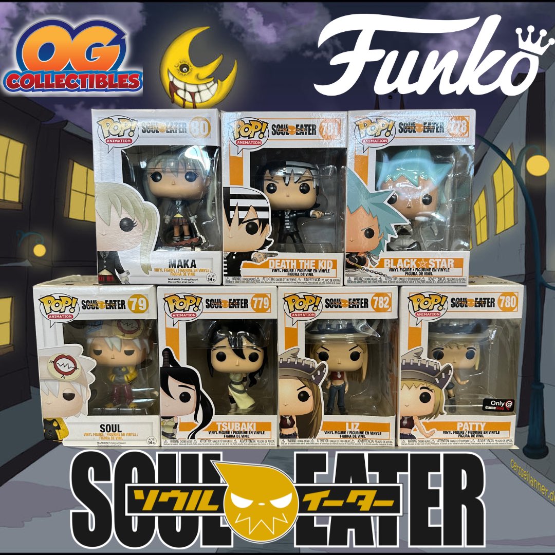 OGCollectibles's tweet image. Soul Eater Funko Pops 💥
.
.
We Just Got This Gems In! 💎 Now Available In-Store & Online 🔥🛍️
.
.
#funkoaddict #funkopop #funko #funkocollector #funkocollection #funkophoto #funkofamily #funkopopvinyls #funkopops #funkopopsforsale #explore #explorepage #ogcollectibles #downey…