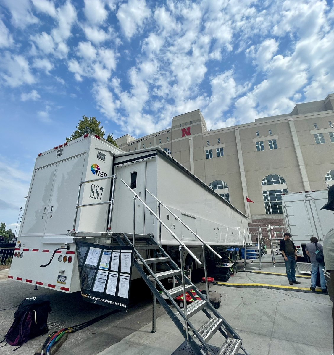 First time working at Nebraska. Should be a good one this week. COL at NEB on Saturday night.