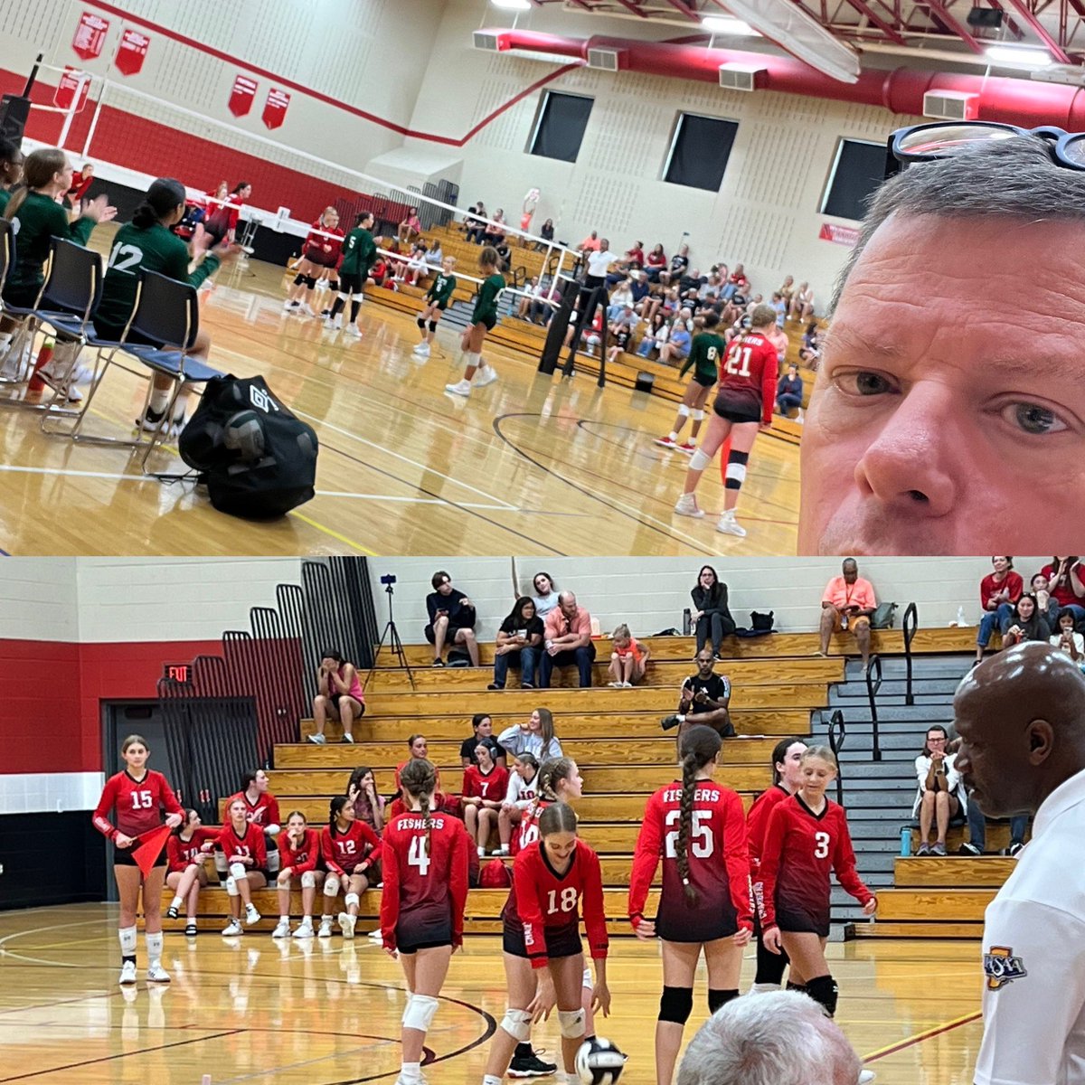 Day in the library playing Jenga to see what the kids have learned about the media center and FJH. Then getting to watch my first volleyball game of the year. #ilovemyjob