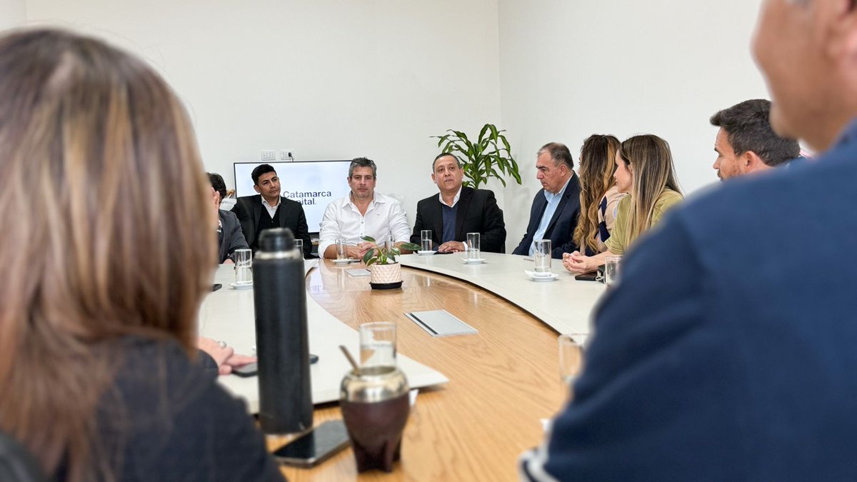 Potenciando el trabajo conjunto 🤝💪

Autoridades del Ente Norte se reunieron con el intendente de San Fernando del Valle de Catamarca, <a href="/GustavoSaadi/">Gustavo Saadi</a>, en el marco del 2° Foro Regional de Turismo.