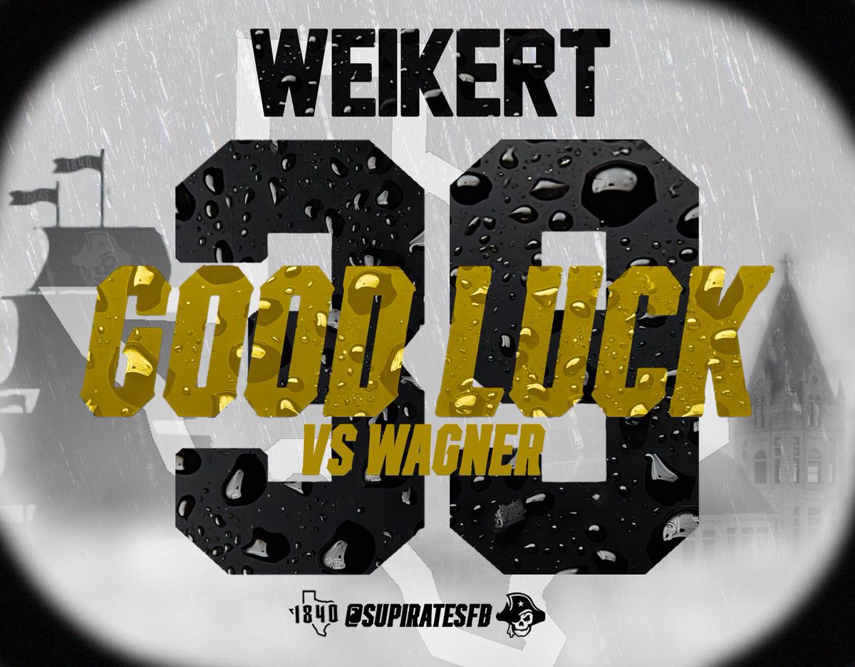Charleston Weikert 4.5⭐️ Punter, 2025 (@charliejweikert) on Twitter photo Thank you <a href="/CoachSmithSUFB/">Coach Smith</a> for the well wishes!
<a href="/SUPiratesFB/">Southwestern FB</a> <a href="/DripFB/">Dripping Springs HS Football</a> <a href="/CoachGZimmerman/">Galen Zimmerman</a> Thank you <a href="/CoachSmithSUFB/">Coach Smith</a> for the well wishes!
<a href="/SUPiratesFB/">Southwestern FB</a> <a href="/DripFB/">Dripping Springs HS Football</a> <a href="/CoachGZimmerman/">Galen Zimmerman</a>