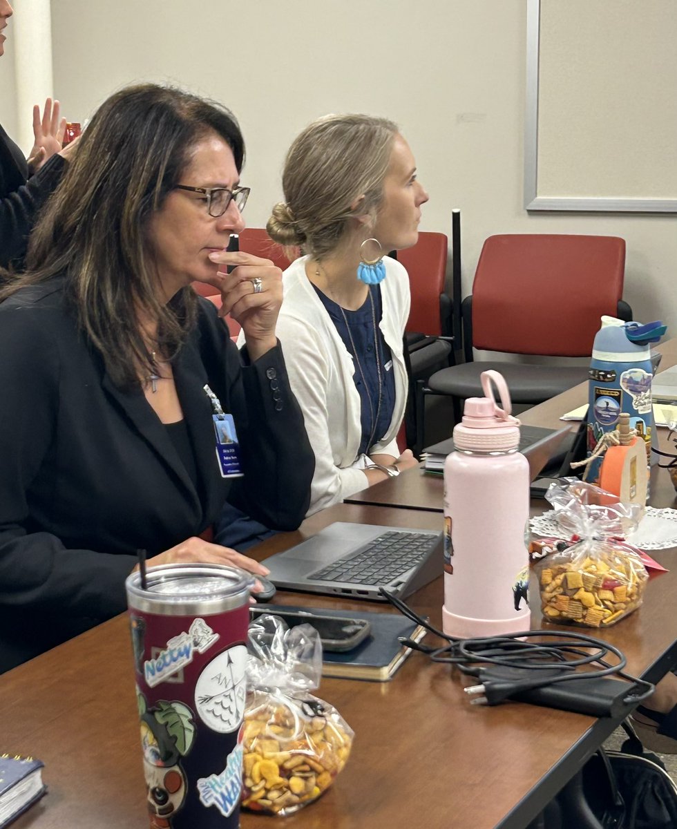 First <a href="/AlvinISD/">Alvin ISD</a> Academic Leaders meeting since the start of school! So much knowledge and experience in this group of amazing leaders!! 311 collective years of experience in Alvin ISD and 463 collective years total in the field of education. #EachStudentEveryDay