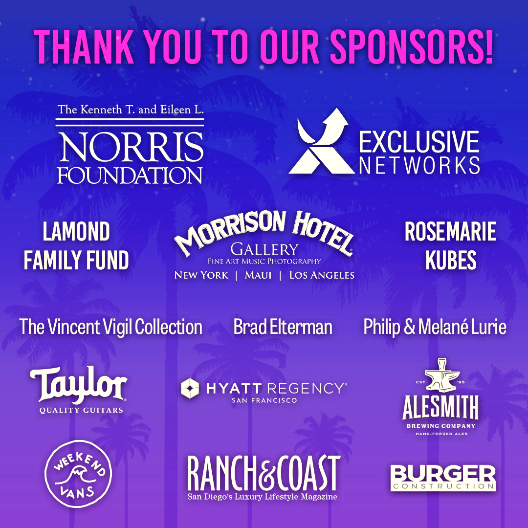 We wanted to send out another big THANK YOU to this year's benefit event sponsors. Your support of next week's benefit concert featuring Don Felder means so much to us! #musiceducation #grateful