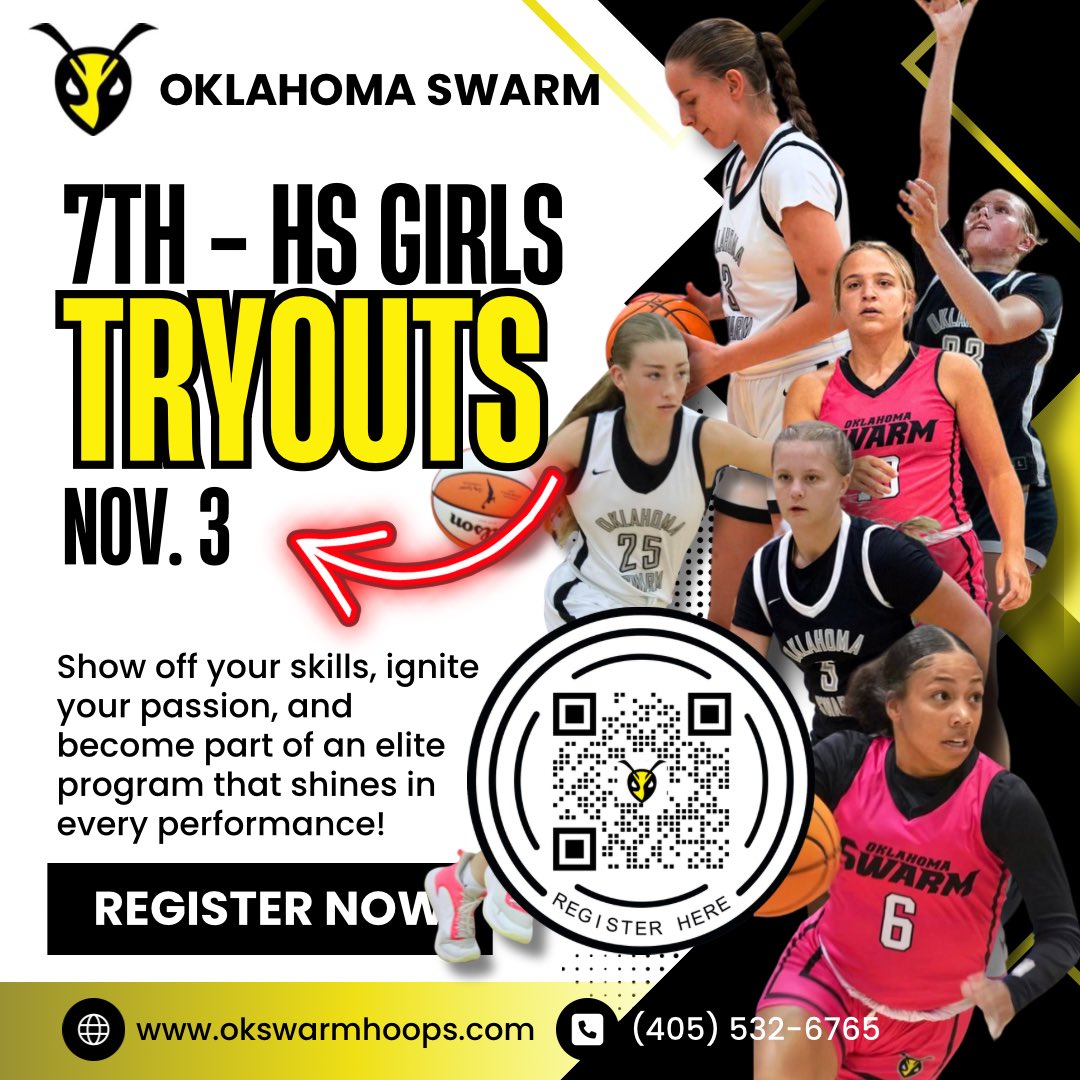 Try out dates are SET‼️‼️come join one of the top programs out there🐝🏀
Message for details ‼️‼️