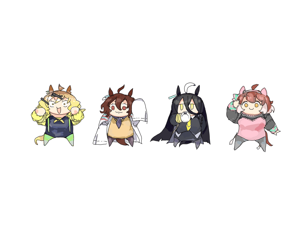 アグネスタキオン(ウマ娘) ,マンハッタンカフェ(ウマ娘) 「sexy 」|ちぐ齒莖ダサわやかのイラスト