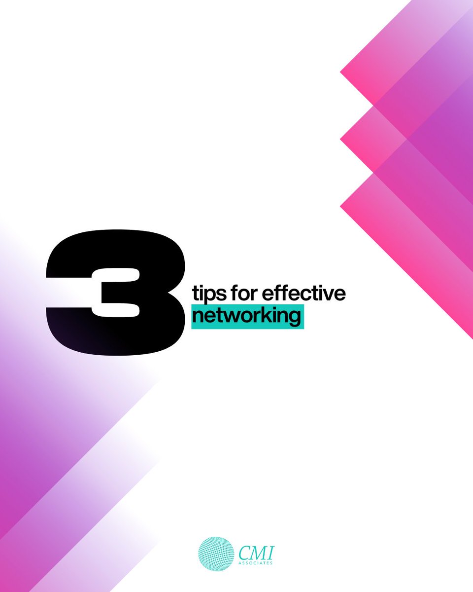 AssociatesofCMI's tweet image. Looking to up your networking game? Check out these key tips on building authentic connections and making the most of your opportunities. Click for insights that can make a big difference! #NetworkingAdvice #LevelUp
