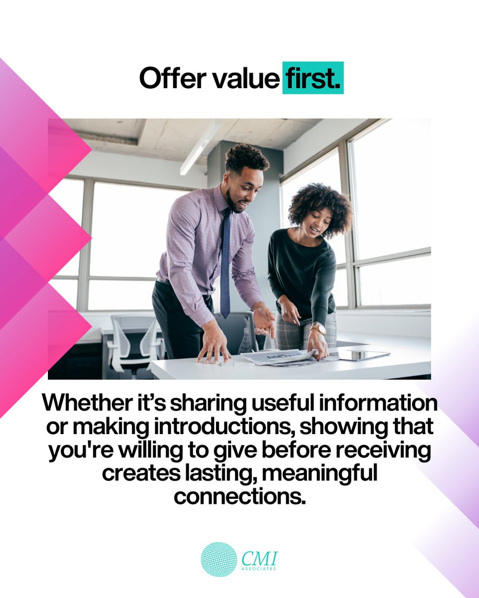 AssociatesofCMI's tweet image. Looking to up your networking game? Check out these key tips on building authentic connections and making the most of your opportunities. Click for insights that can make a big difference! #NetworkingAdvice #LevelUp