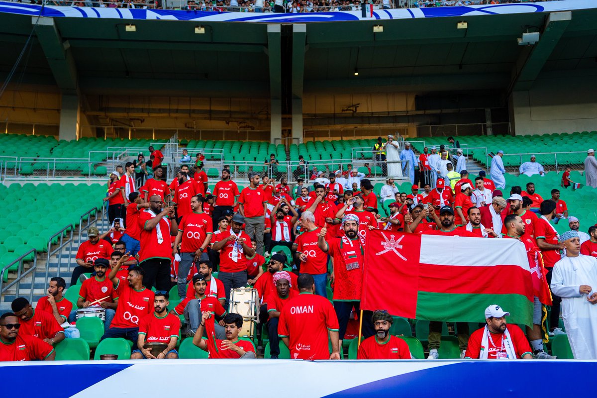 اخوتنا العمانيين هاردلكم القادم افضل سنشجع معكم عمان امام كوريا الجنوبية 
#عمان #تصفيات_كأس_العالم_2026 
#العراق_عمان