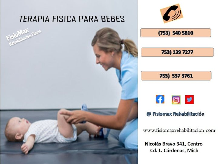 FisiomaxR's tweet photo. REHABILITACION PARA BEBES
https://t.co/VvDofgWzMr
#fisoterapia #FISIOTERAPIAYREHABILITACION #terapiasholisticas
https://t.co/a9Xz2hfc2J
https://t.co/itavhKHYSJ?
Tels: (753) 535 5141, (753) 181 1195 Y (753) 168 3409 https://t.co/SCo7v1nixX