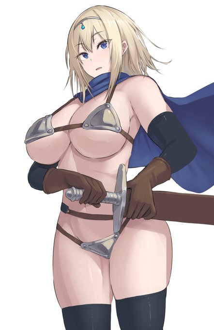 配慮の足りないビキニアーマー 