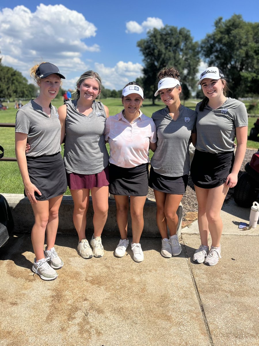 Another great day on the golf course at the MSU Relays! First varsity tournament of the year. Shot a team score of 396! Great start to the season!