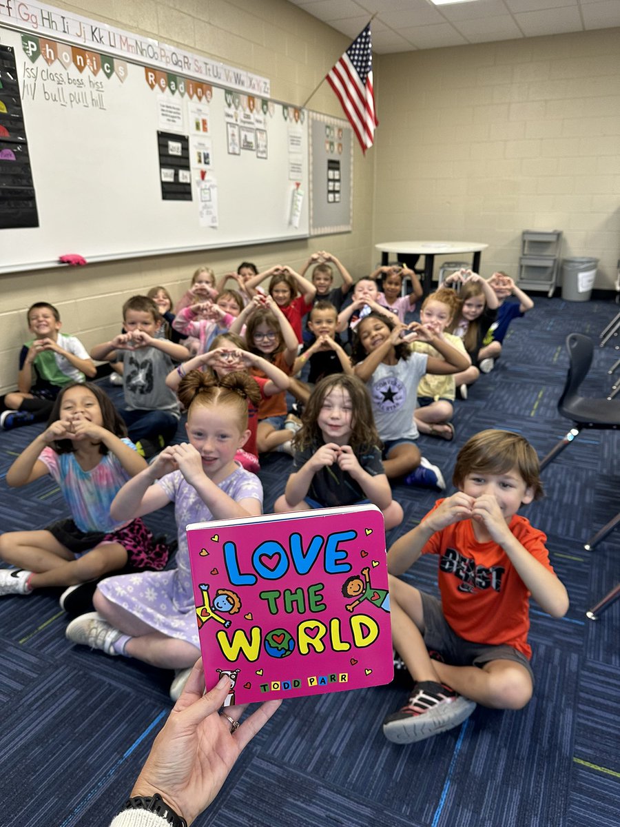 Reminder from 1st grade students. ♥️