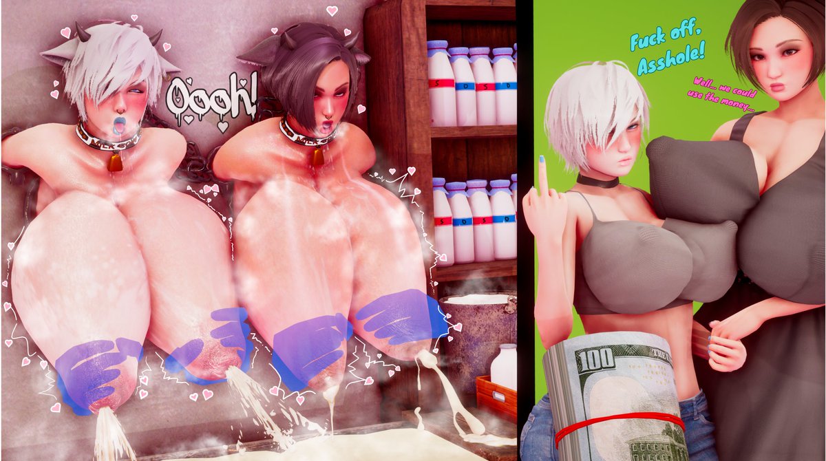 SPerverto's tweet photo. Fresh lesbian milk from Dani and Sofia. Enjoy! https://t.co/QwdYmA2nF9