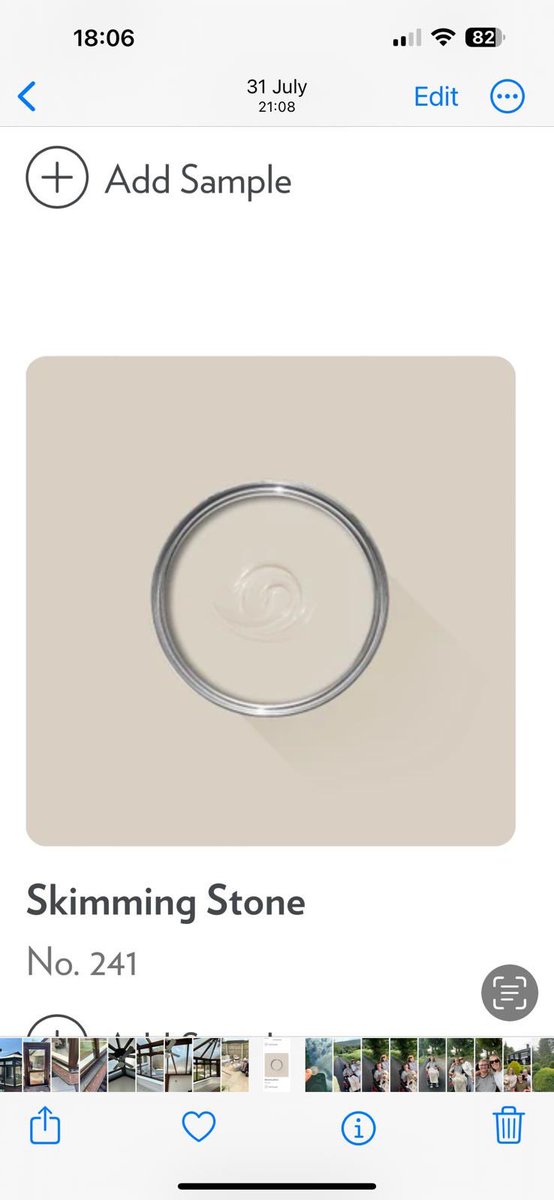 Pickle24's tweet photo. @FarrowandBall in what universe are these the same? Can’t afford to change it now 😭Expensive lesson in don’t trust a colour swatch. #gutted #havetolivewithit #expensivelesson #help https://t.co/dzToYUaY6P