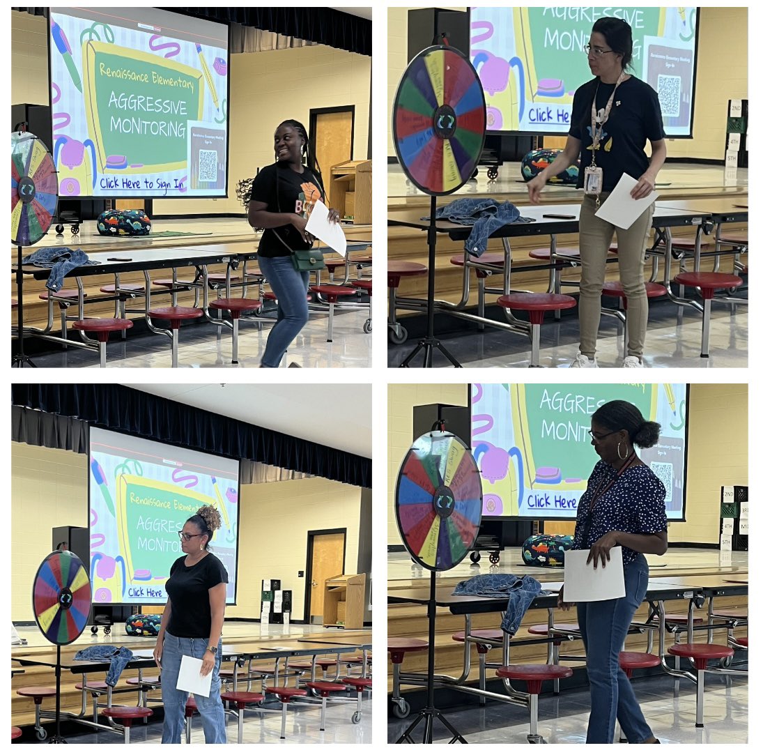 Shoutout to our amazing staff with perfect attendance! 🎉 They got to spin the wheel for some well-deserved prizes (not all pictured). #StaffAppreciation #PerfectAttendance #RES_ELEVATE