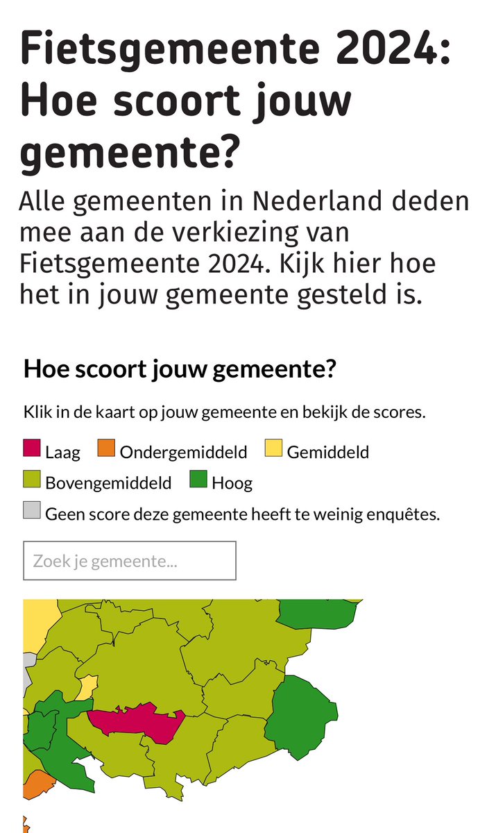 Trots! 
Opnieuw scoort <a href="/Gem_Winterswijk/">gemeente Winterswijk</a> hoog bij de verkiezing fietsgemeente 2024! 
🚲