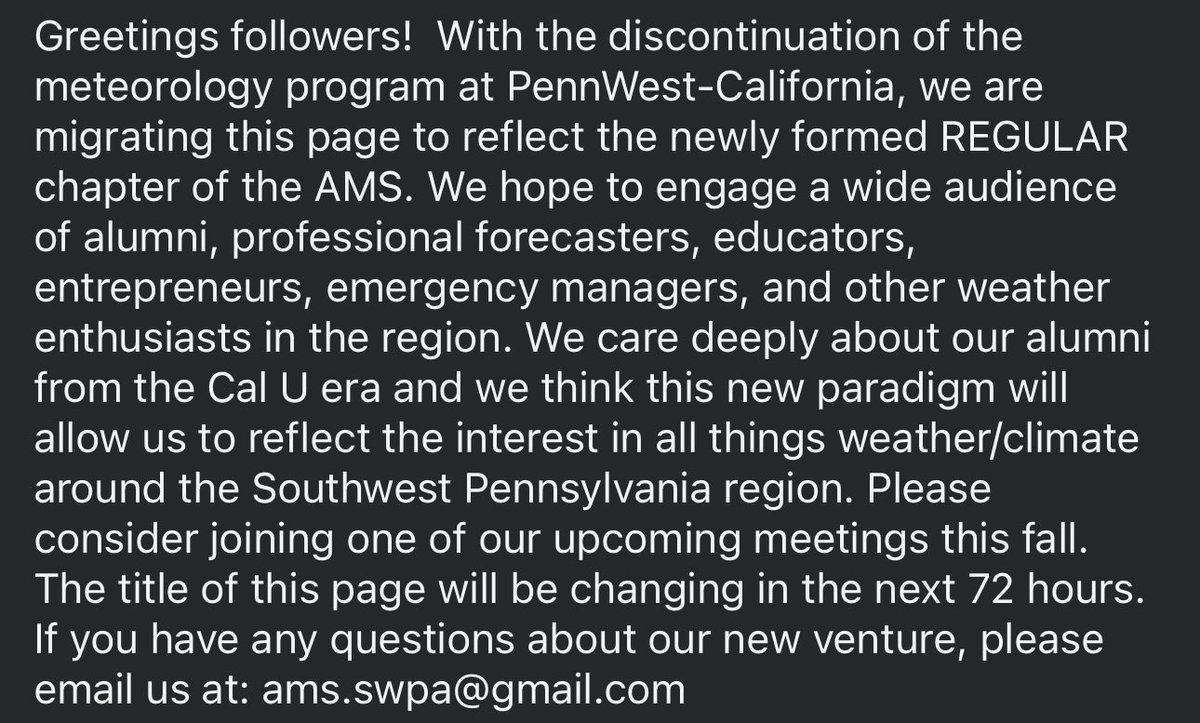 Southwest Pennsylvania Chapter of the AMS tweet media