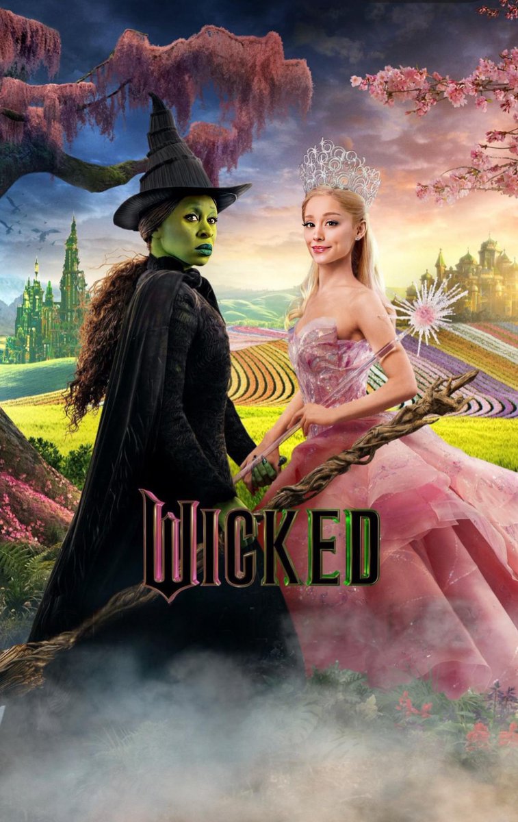 new ‘wicked’ poster 🫧💚